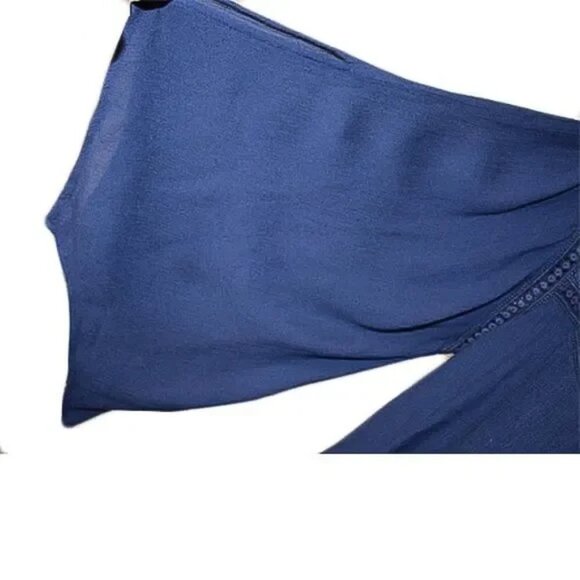 Volcom Peaceazy Blue Blouse Women's Size M - Picture 4 of 6